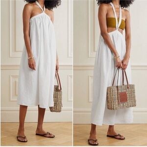 Graziella dress skirt white linen Mara Hoffman - 16 - Beach pool cruise vacation